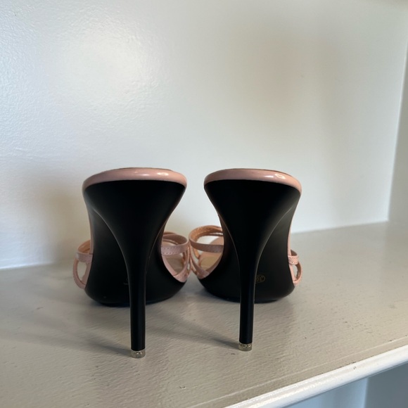 Pink Mule Sandal Heel - 9 - Picture 3 of 9